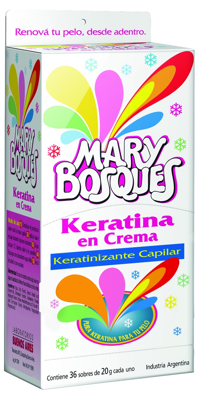 Keratina en Crema sachetera x 36 unidades