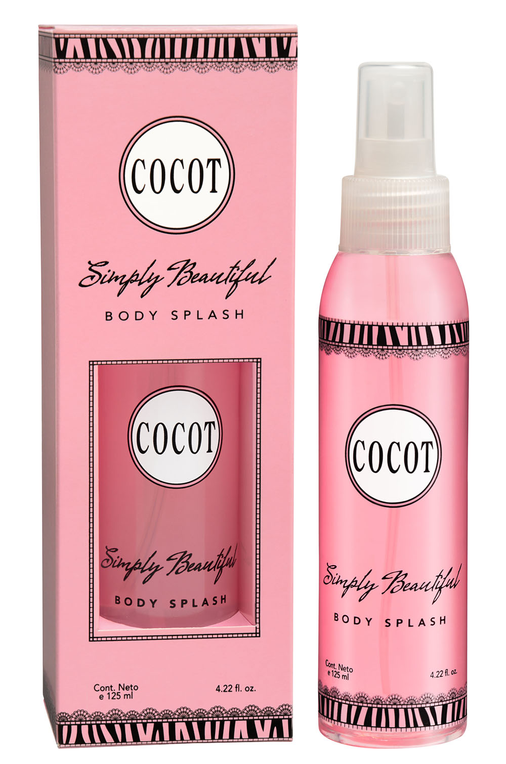 Body splash Simply Beautiful x 125ml