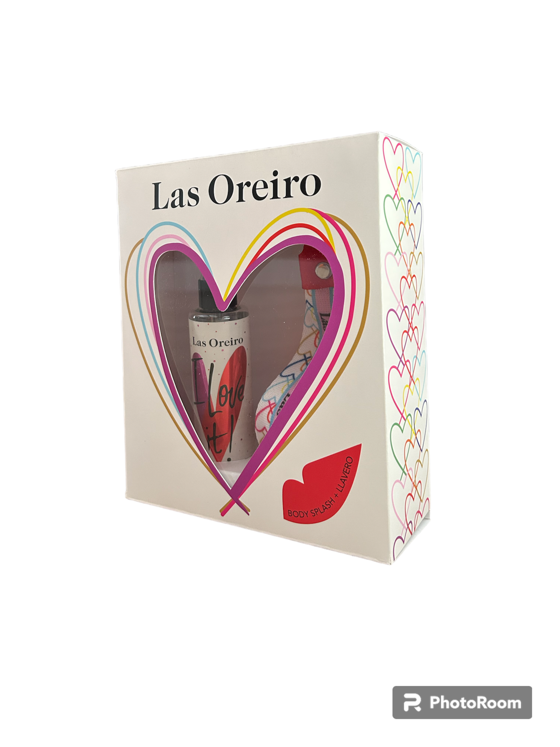 Estuche body splash Love + llavero