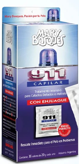 911 con enjuague sachetera x 36 unidades