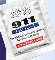 911 con enjuague en sachet