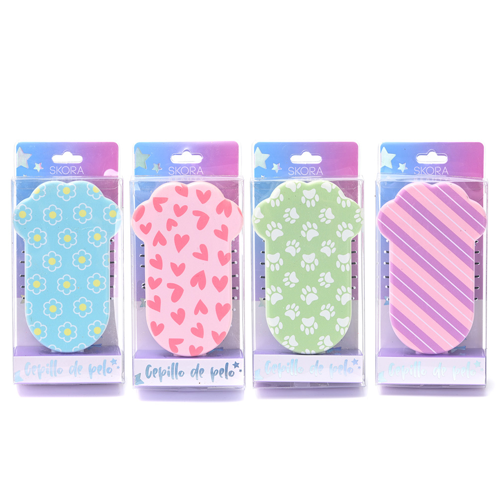 Cepillo desenredante gatito estampado C39034
