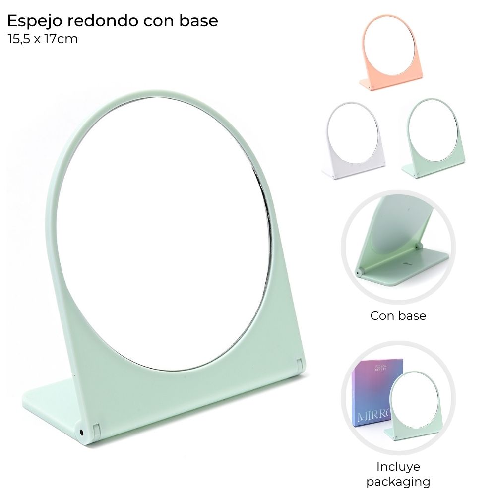 Espejo Redondo con Base 39009