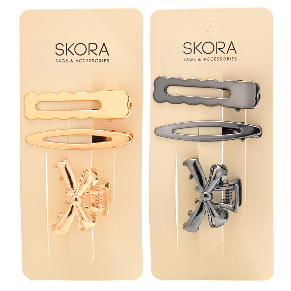 Set broche pelo x 3 u 44389